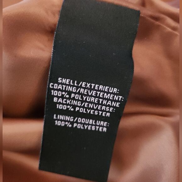 NWT Brown Vegan Leather Trench Coat With the Girls By Avec Les Filles Size 3X - Picture 8 of 15